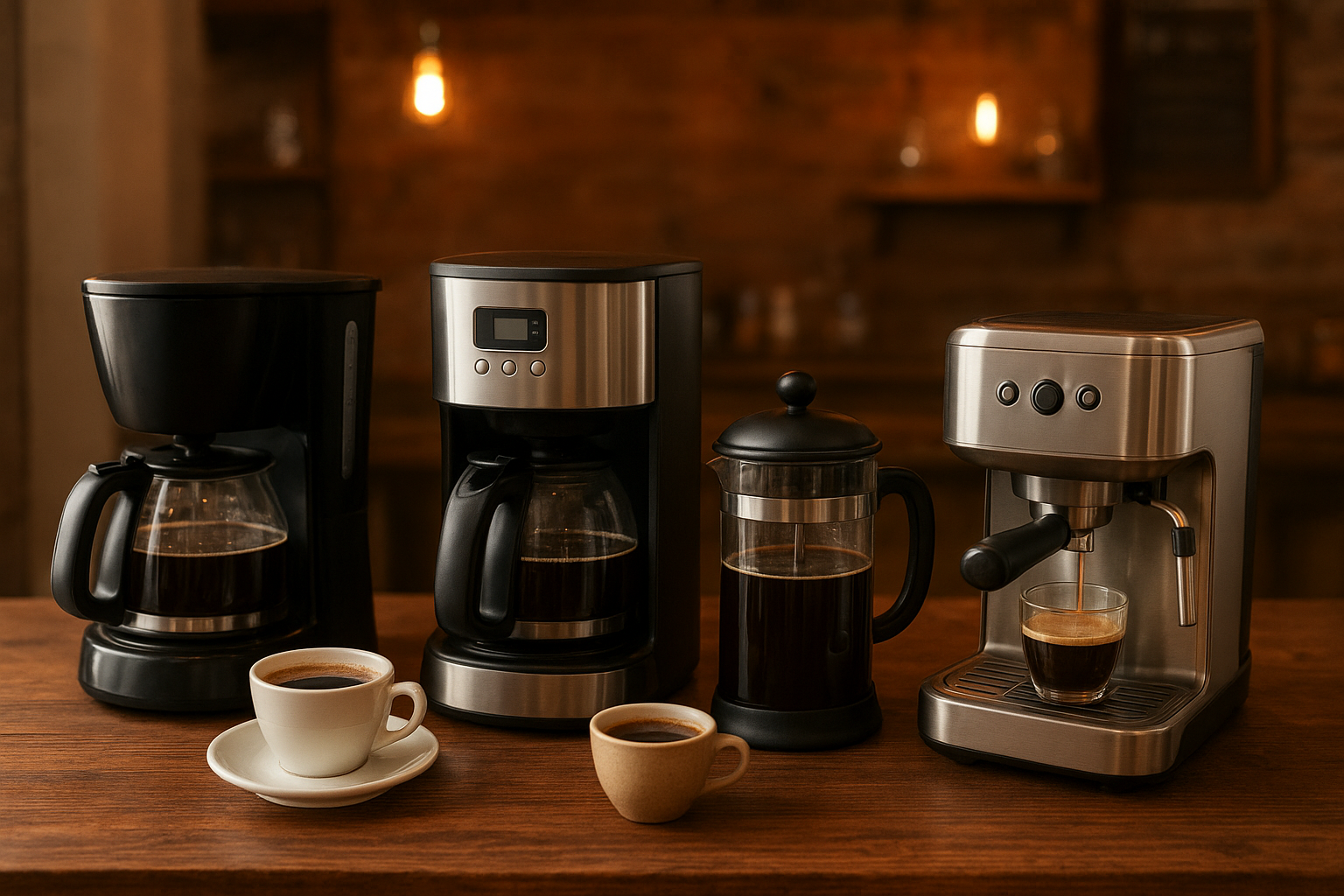 Como preparar café en casa y en cafeterías