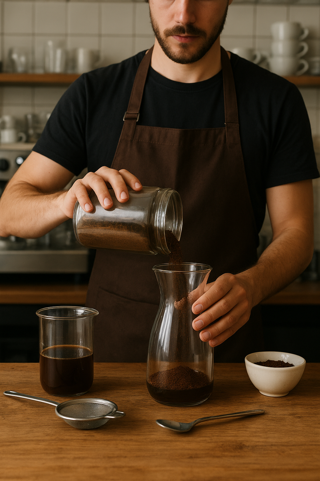 ¿Qué significa trabajar en una cafetería de especialidad y cómo preparar un Cold Brew y otros tipos?